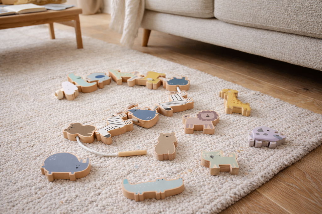 Solid Wood Stacking & Threading Set