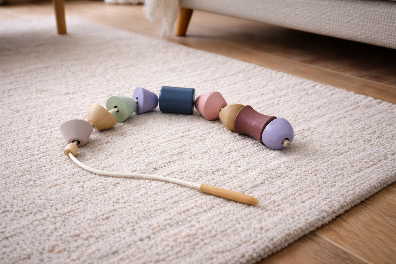 Solid Wood Stacking & Threading Set