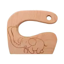Kids Wooden Kitchen Knife (Safe Cutting Tool)