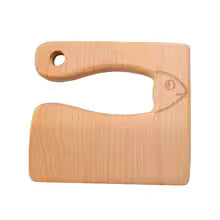 Kids Wooden Kitchen Knife (Safe Cutting Tool)