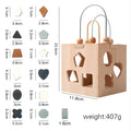 Wooden Montessori Activity Cube