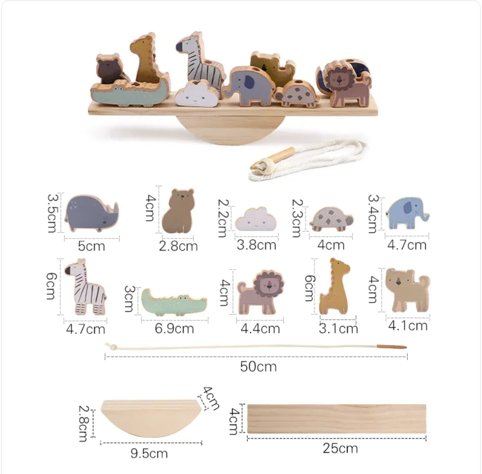 Solid Wood Stacking & Threading Set