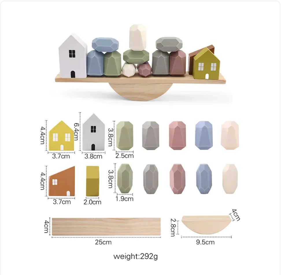 Solid Wood Stacking & Threading Set