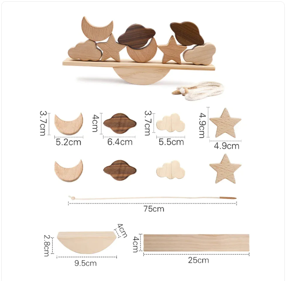 Solid Wood Stacking & Threading Set